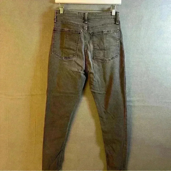 Rag & Bone Black Nina High Rise Ankle Skinny Jeans sz 29 - Picture 3 of 9